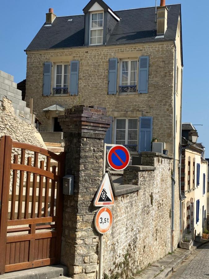 La Maison Bleue Port-en-Bessin-Huppain Kültér fotó
